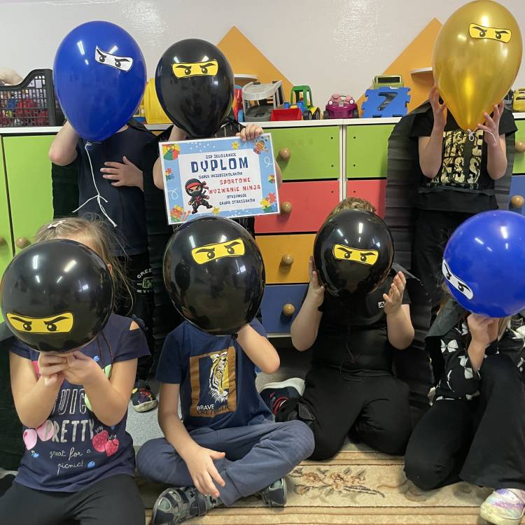 „Aktywni z Kuratorem - Starszaki w akcji – Wyzwanie Ninja w przedszkolu!”