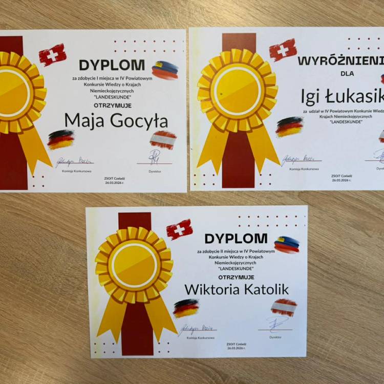 IV Powiatowy Konkurs Wiedzy o Krajach Niemieckojęzycznych