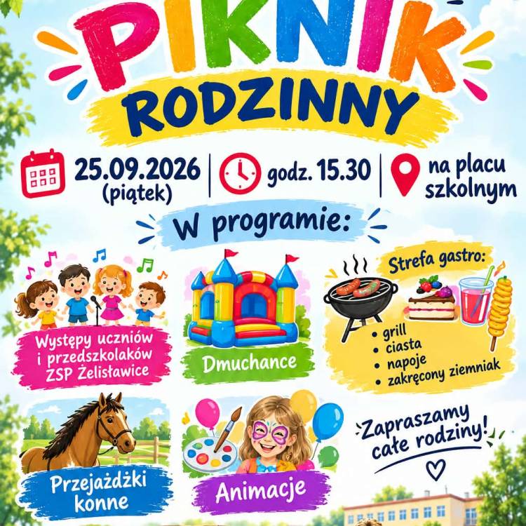 Zaproszenie na Piknik Rodzinny 